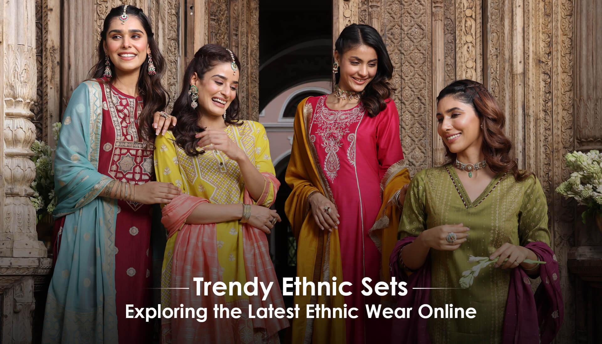 trendy ethnic sets exploring the latest ethnic wear online