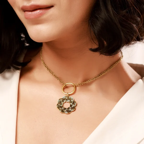 woven wonders intertwist choker necklace