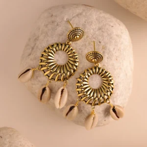 woven wonders plain dutch weave dangler earrings