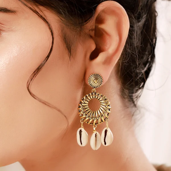 woven wonders plain dutch weave dangler earrings